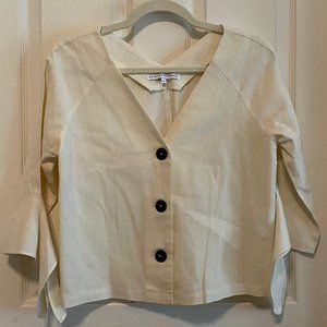 English Factory NWT Structured long-sleeved top